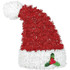 3D Mini Tinsel Santa Hat