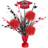 Graduation Tinsel Burst Centerpiece - Red