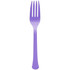 New Purple Heavy Weight Plastic Forks