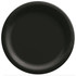 10" Jet Black Round Paper Plates