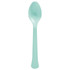 Robin's Egg Blue Heavy Weight Plastic Spoons