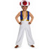 Super Mario Brothers Toad Boys Deluxe Halloween Costume - Large