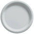 Silver Round Paper Plates - 6.75"