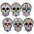 Plastic Day of the Dead Decorations Sugar Skull Yard Signs
