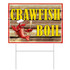 Crawfish Boil Plastic Yard Sign