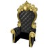 3-D Black Prom Throne Prop