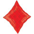19" Red Diamond Junior Shape Foil Balloons
