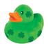 St. Patrick's Day Green Rubber Shamrock Duck