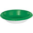 Festive Green Paper Bowls - 20 Oz