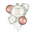 Floral Bridal Shower Foil Balloon Bouquet