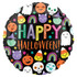Halloween Happy Faces Foil Balloon - 17"