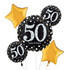 Sparkling Birthday 50 Foil Balloons Bouquet