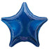 19" Blue Dazzler Star Shaped Foil Balloon