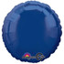 18" Navy Blue Round Flat Foil Balloon