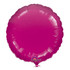 18" Metallic Fuchsia Round Flat Metallic Foil Balloon