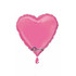 18" Rose Heart Flat Foil Balloon