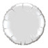 18" Metallic Silver Round Flat Foil Balloon