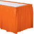 Orange Peel Plastic Table Skirts