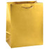 Gold Matte Paper Gift Bag - Medium