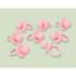 Baby Shower Large Pacifier Charms - Pink