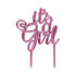 It's a Girl Cake Topper - Pink