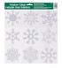 Glitter Snowflake Window Cling