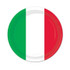 Italian Red White and Green Paper Plates