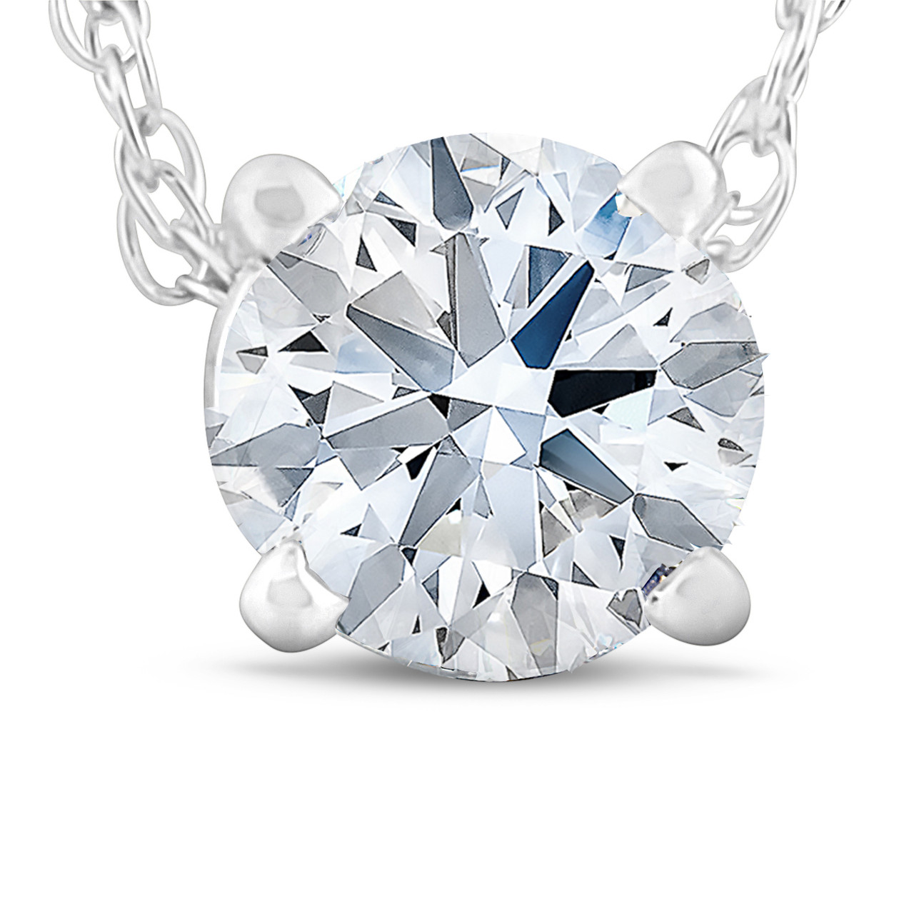 1/4 Carat Diamond Solitaire Pendant – Reis-Nichols Jewelers