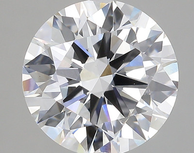 3.33-Carat Round Lab Grown Diamond
