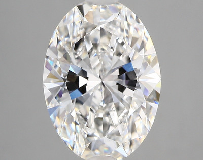 3.71-Carat Oval Lab Grown Diamond