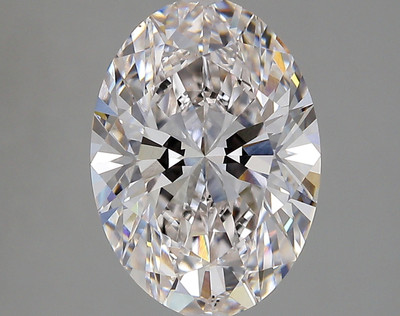 4.14-Carat Oval Lab Grown Diamond