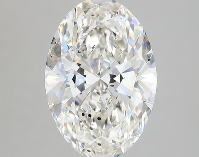 4.17-Carat Oval Lab Grown Diamond