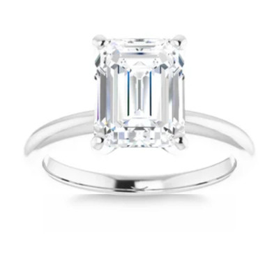 2.97Ct Platinum Certified Lab Grown Diamond Ring