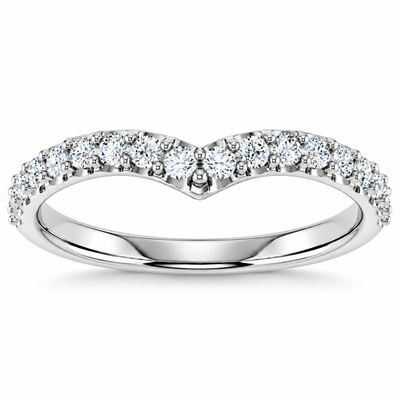 1/3Ct Round Cut Accent Wedding Ring Anniversary 14k Gold Lab Grown