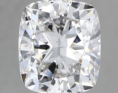 3.09-Carat Cushion Lab Grown Diamond
