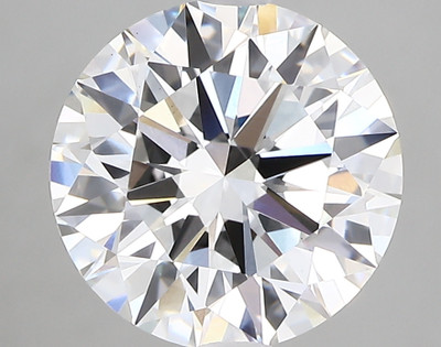 3.41-Carat Round Lab Grown Diamond