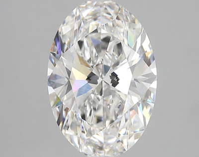 3.42-Carat Oval Lab Grown Diamond