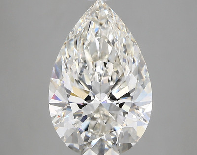 4.09-Carat Pear Lab Grown Diamond