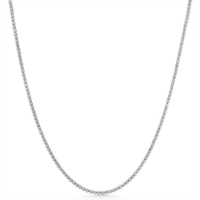 3 1/2Ct Diamond Tennis Necklace 14k Gold 17" Lab Grown