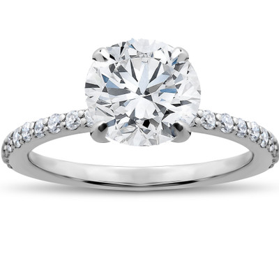 1 3/4 ct Lab Grown Diamond Sophia Engagement Ring 14k White Gold