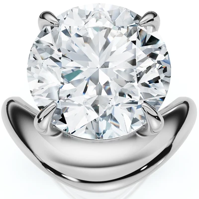 Certified 5Ct Diamond Ferra Engagement Anniversary Ring 14k Gold Lab Grown