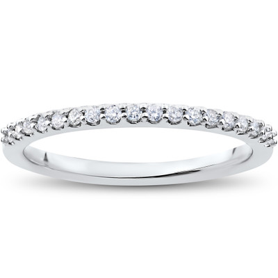 1/5 ct Lab Created Diamond Wedding Ring in 14k Gold or Platinum