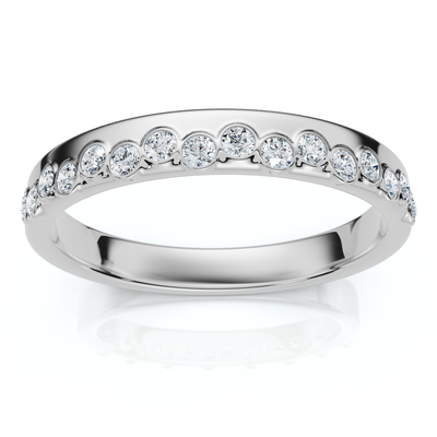 1/5Ct TW Diamond Rhythm Anniversary Band Lab Grown