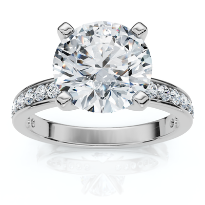 Certified 2 1/4Ct Karthy Diamond Engagement Ring 14k Gold or Platinum Lab Grown