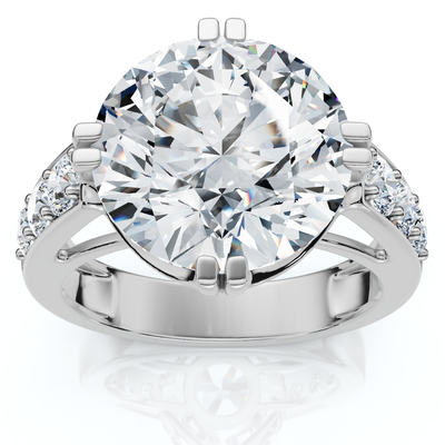 Certified 5 1/2Ct Bauer Diamond Engagement Ring 14k Gold or Platinum Lab Grown