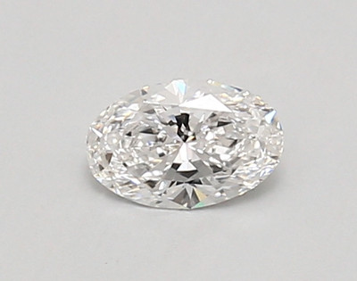 0.38-Carat Oval Lab Grown Diamond