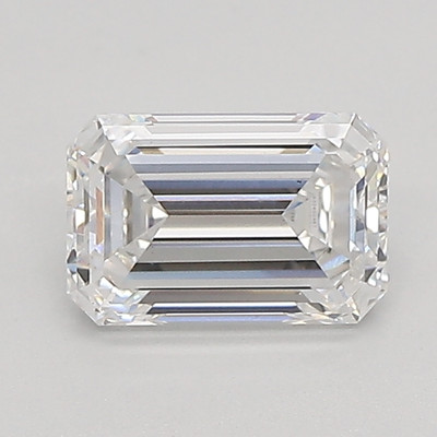 0.88-Carat Emerald Lab Grown Diamond