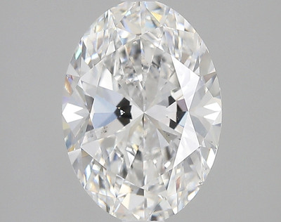 3.41-Carat Oval Lab Grown Diamond