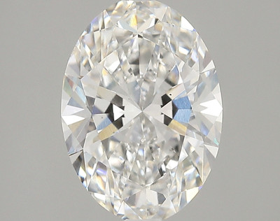 3.43-Carat Oval Lab Grown Diamond