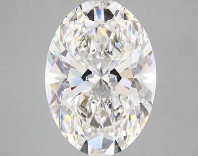 5.27-Carat Oval Lab Grown Diamond